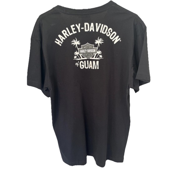 Harley-Davidson Other - Harley Davidson Shirts  Short Sleeve Crew Neck Black Guam Men's Size Large